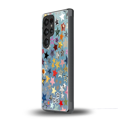 Celestial Glow samsung galaxy s25 ultra mobile cover | shockproof glass phone case