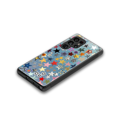 Celestial Glow stylish phone case for samsung galaxy s26 ultra | glossy glass and slim fit