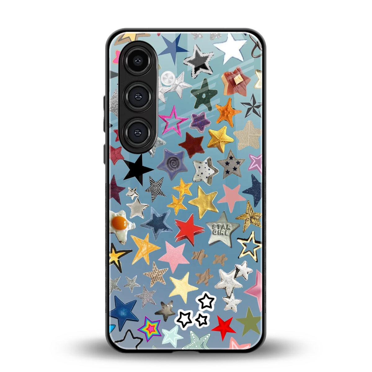 Celestial Glow back phone cover | glass case for samsung galaxy s23 fe