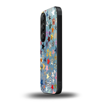 Celestial Glow samsung galaxy s24 mobile cover | shockproof glass phone case