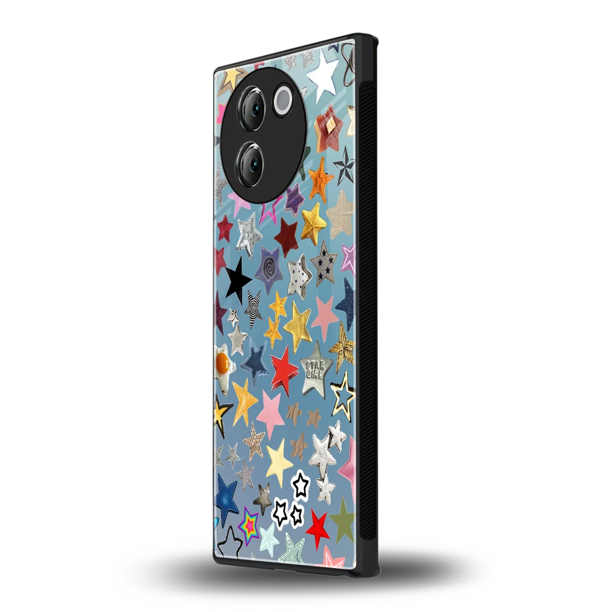 Celestial Glow vivo v30e mobile cover | shockproof glass phone case