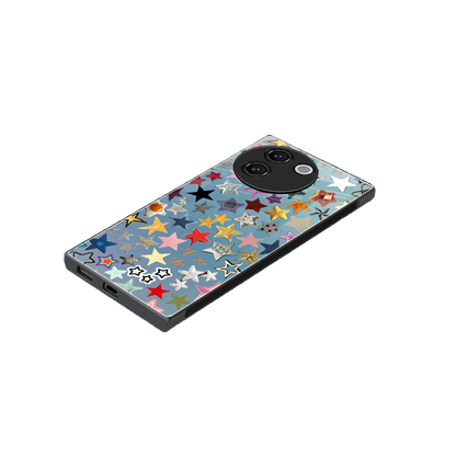 Celestial Glow stylish phone case for vivo v30e | glossy glass and slim fit