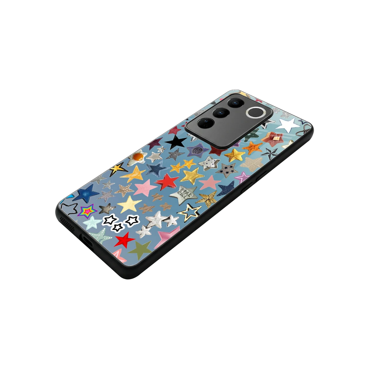 Celestial Glow stylish phone case for vivo v27 5g | glossy glass and slim fit