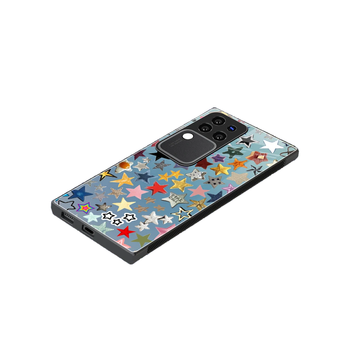 Celestial Glow stylish phone case forvivo v30 pro | glossy glass and slim fit