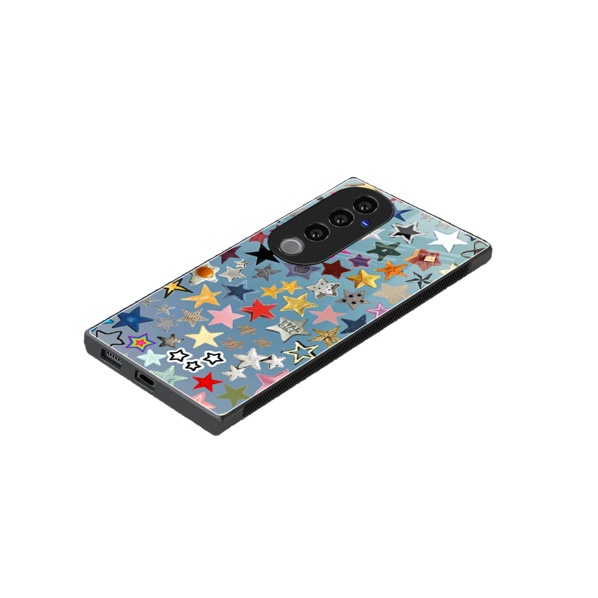 Celestial Glow stylish phone case for vivo v40 pro | glossy glass and slim fit