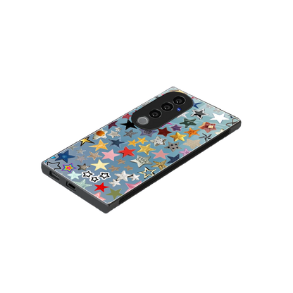 Celestial Glow stylish phone case for vivo v40 pro | glossy glass and slim fit