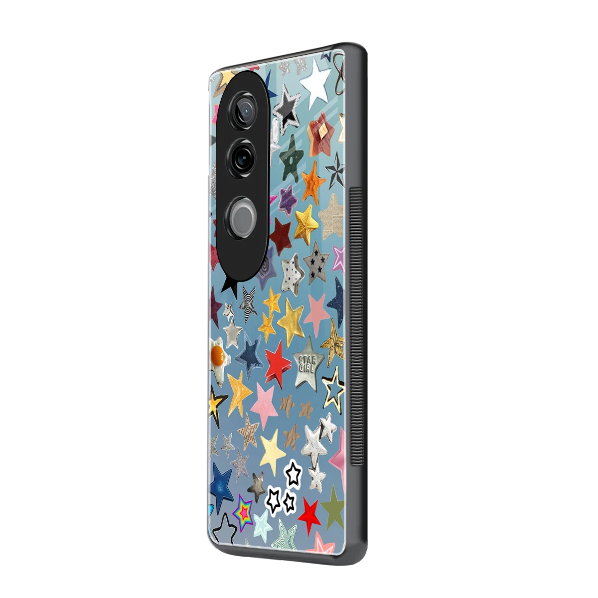 Celestial Glow vivo v40e mobile cover | shockproof glass phone case