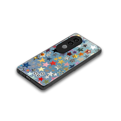 Celestial Glow stylish phone case for vivo v40e | glossy glass and slim fit