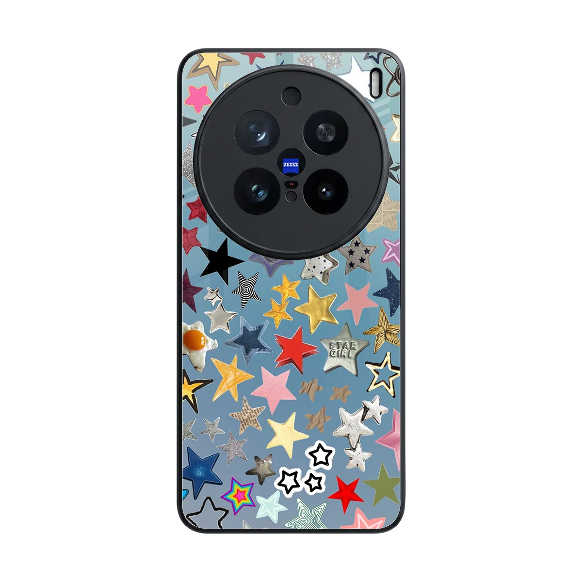 Celestial Glow back phone cover | glass case for vivo x200 pro