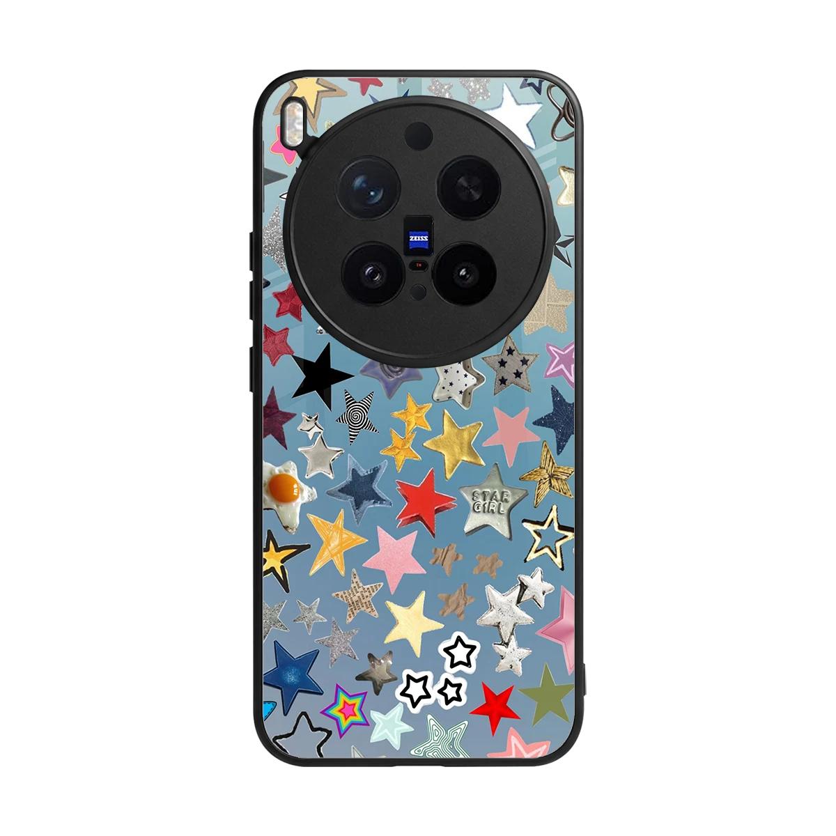 Celestial Glow back phone cover | glass case for vivo x300 pro