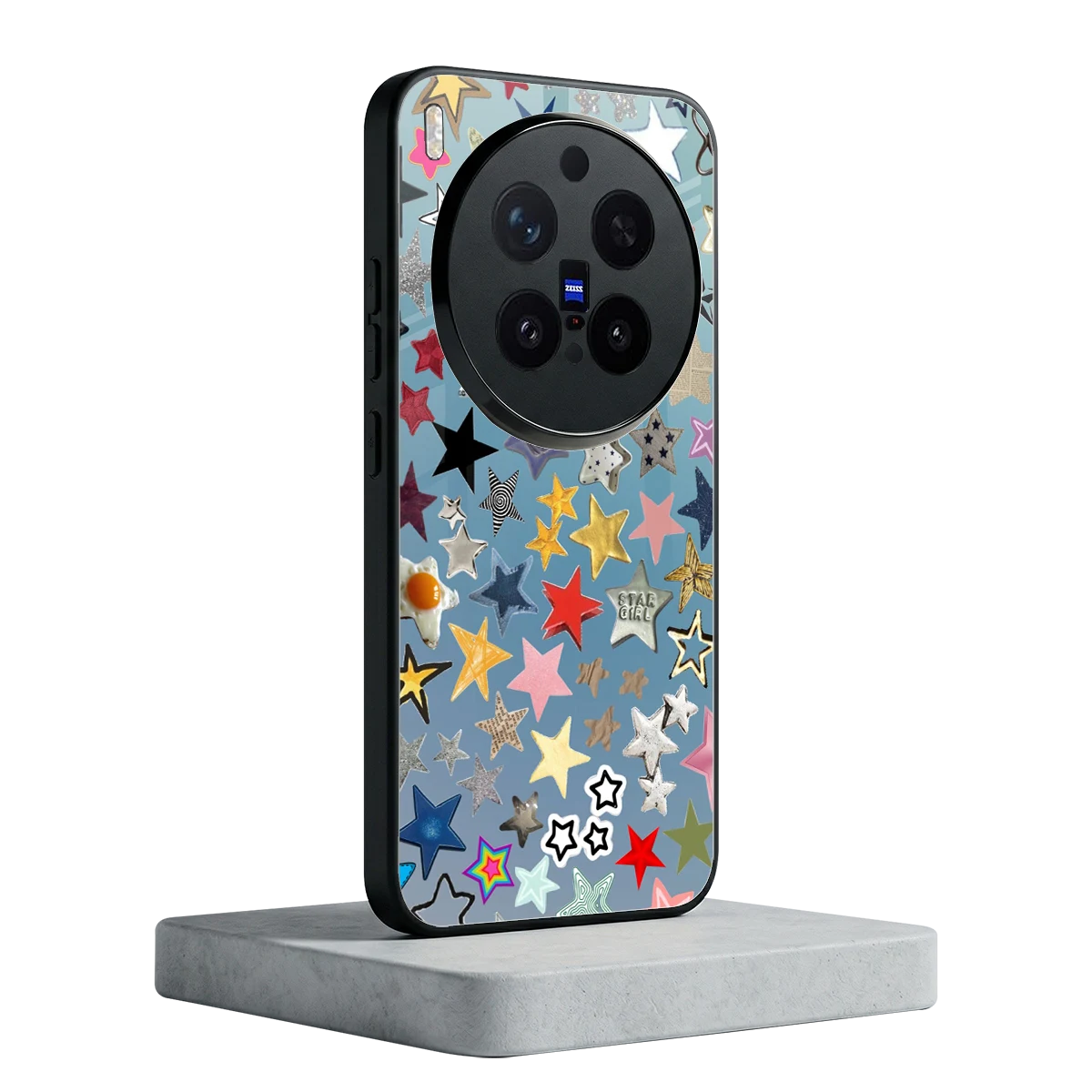 Celestial Glow vivo x300 pro mobile cover | shockproof glass phone case