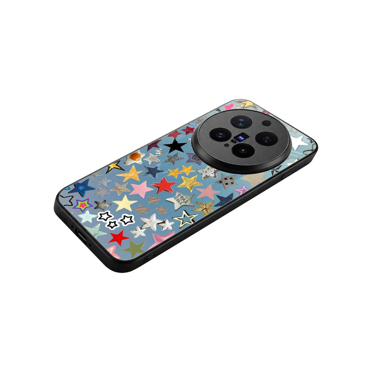 Celestial Glow stylish phone case for vivo x300 pro | glossy glass and slim fit