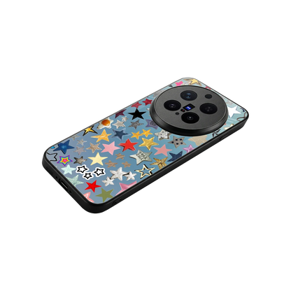 Celestial Glow stylish phone case for vivo x300 pro | glossy glass and slim fit