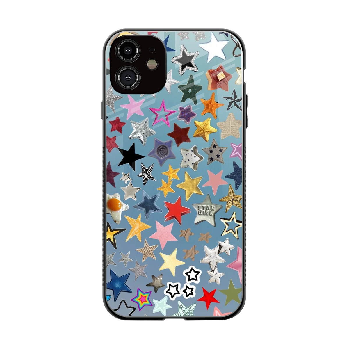 Celestial Glow back phone cover | glass case for iphone 12