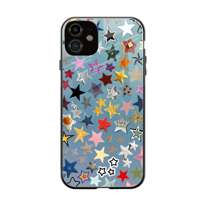 Celestial Glow back phone cover | glass case for iphone 11
