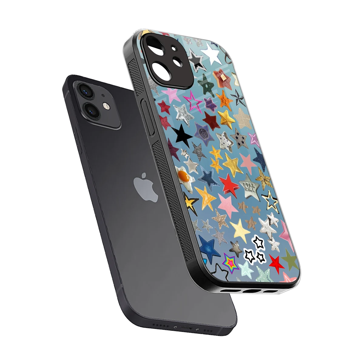 Celestial Glow sleek iphone 11 cover with tempered glass back and TPU edges