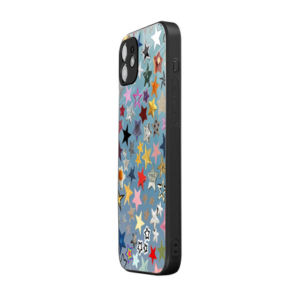 Celestial Glow iphone 12 mobile cover | shockproof glass phone case