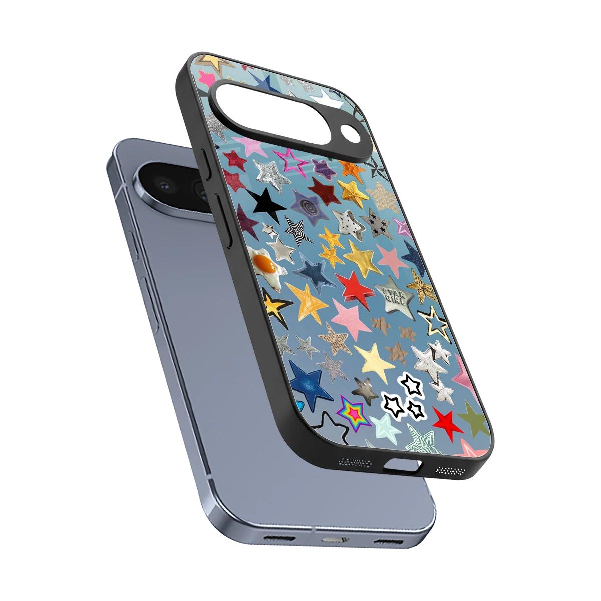 Celestial Glow sleek google pixel 10 cover with tempered glass back and TPU edges