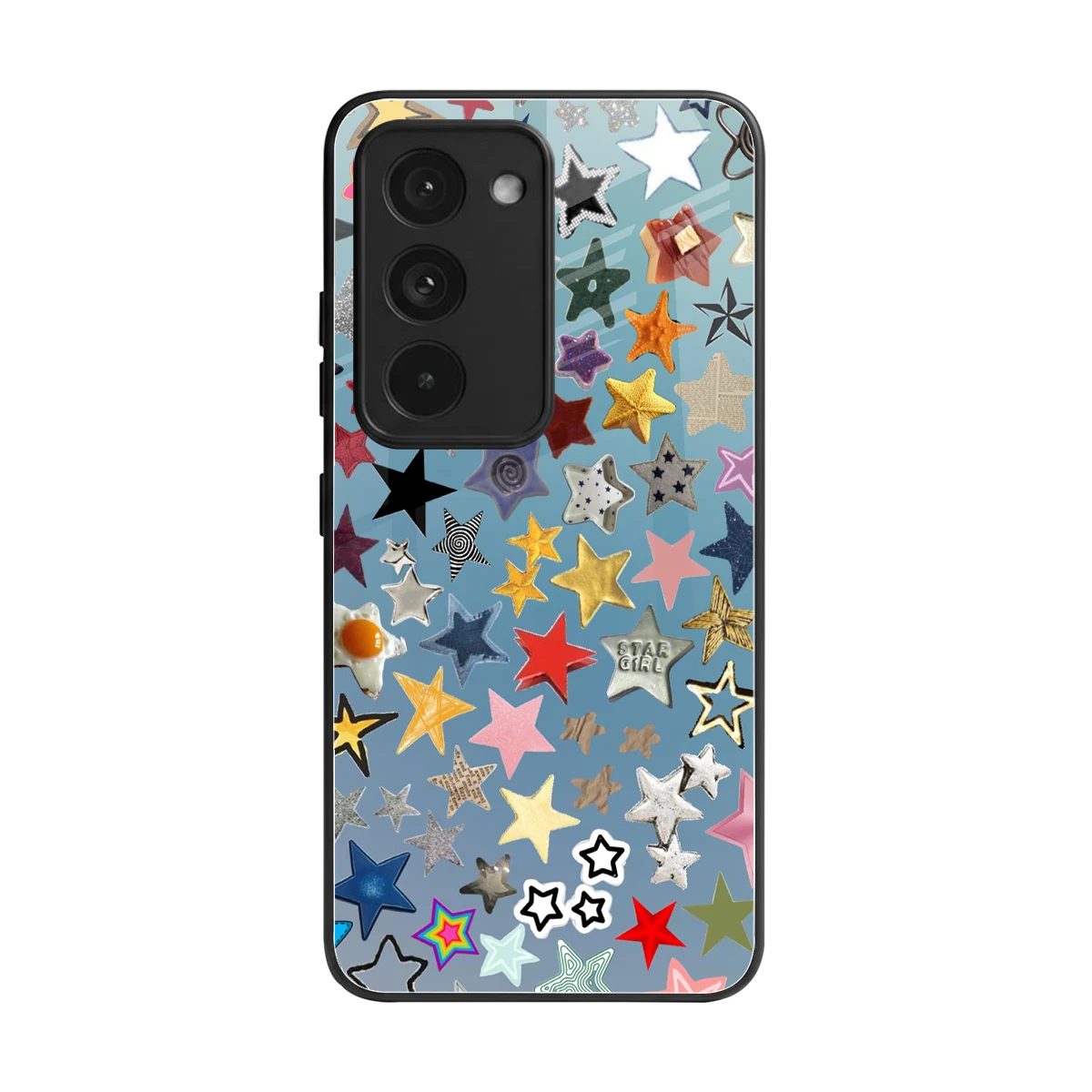 Celestial Glow back phone cover | glass case for redmi 15 5g
