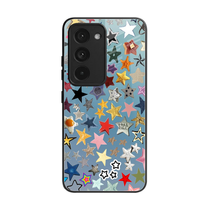 Celestial Glow back phone cover | glass case for redmi 15 5g