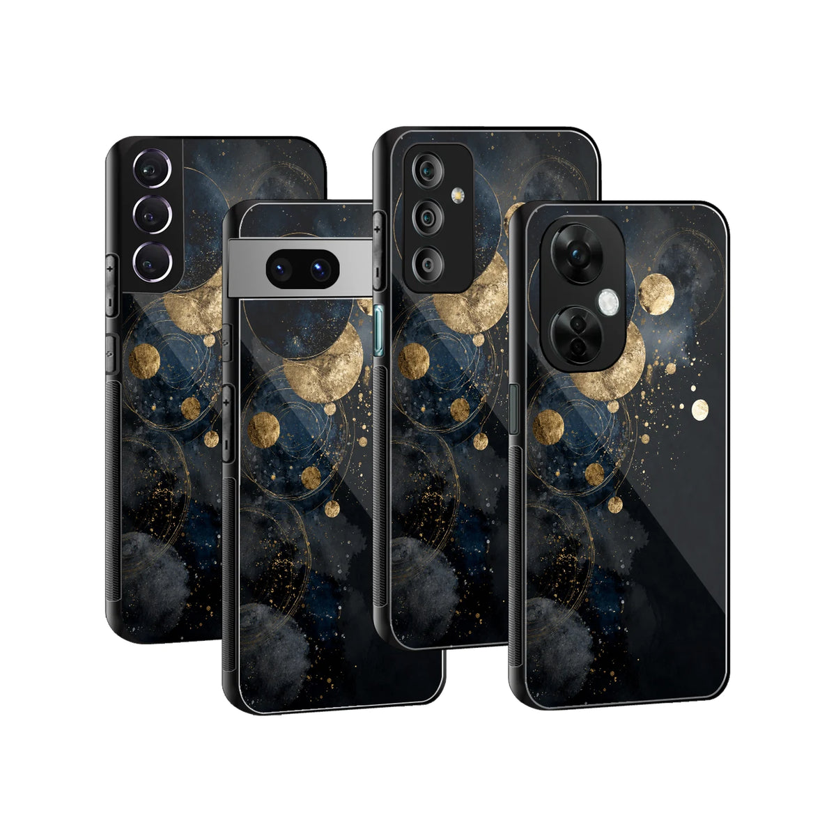 Stylish Glass Back Case for All Smartphones iPhone, Samsung, OnePlus, Pixel, Redmi, Oppo, Vivo, Motorola