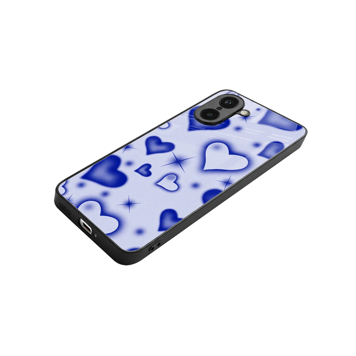 Celestial Hearts stylish phone case for oneplus nord ce5 5g | glossy glass and slim fit