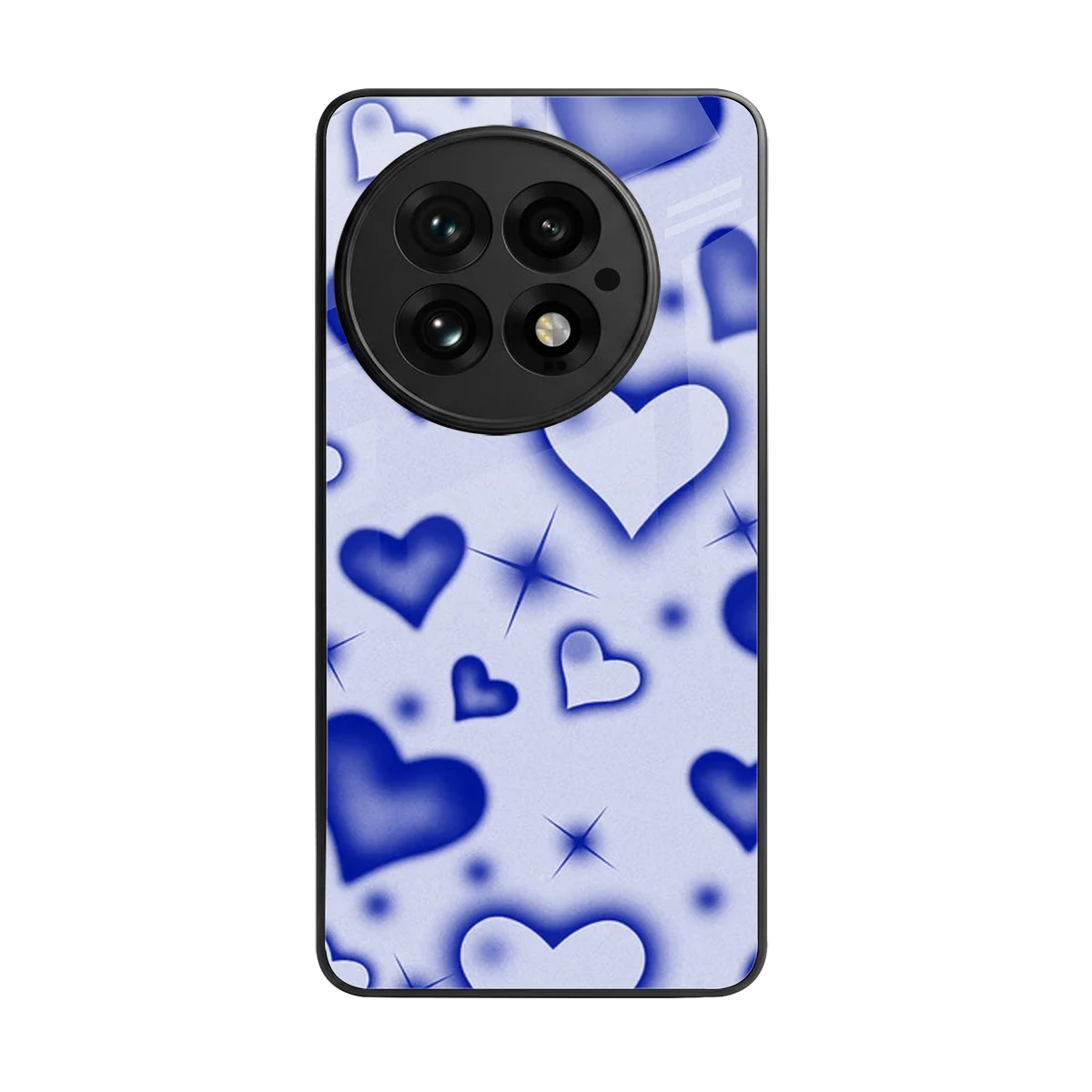 Celestial Hearts back phone cover | glass case for oneplus 13