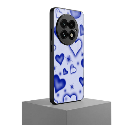 Celestial Hearts oneplus 13 mobile cover | shockproof glass phone case