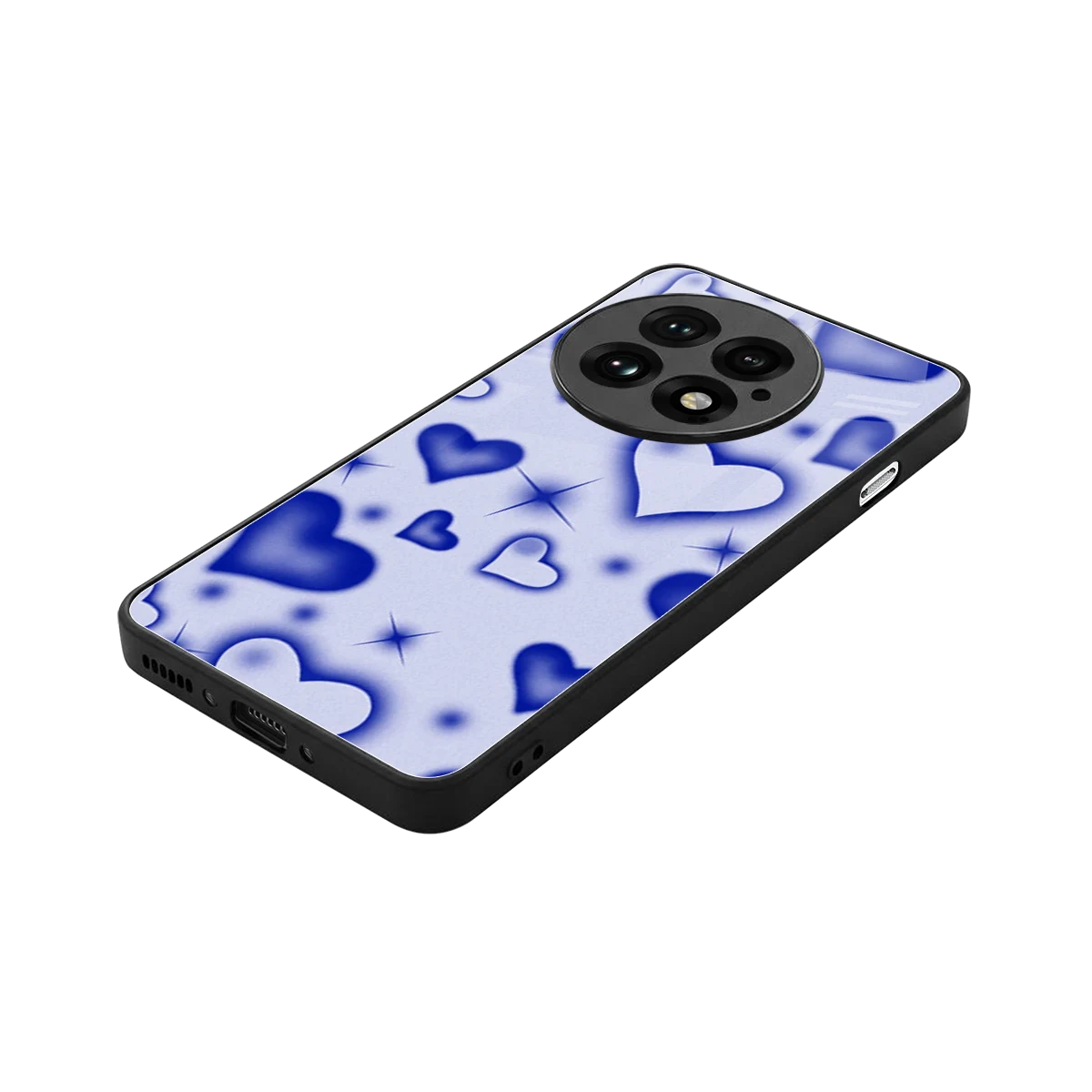 Celestial Hearts stylish phone case for oneplus 13 | glossy glass and slim fit