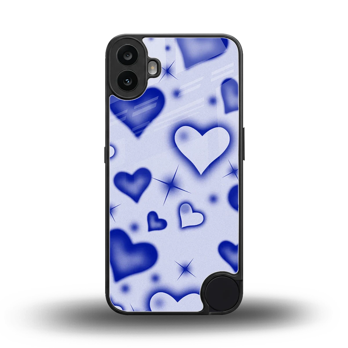 Celestial Hearts back phone cover | glass case for cmf nothing phone 1