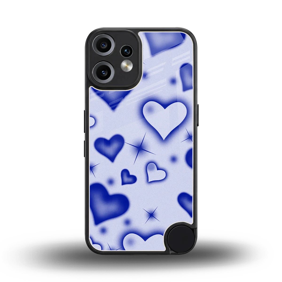 Celestial Hearts back phone cover | glass case for cmf nothing phone 2 pro