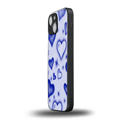 Celestial Hearts iphone 13 mini mobile cover | shockproof glass phone case