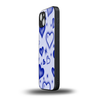Celestial Hearts iphone 14 mobile cover | shockproof glass phone case