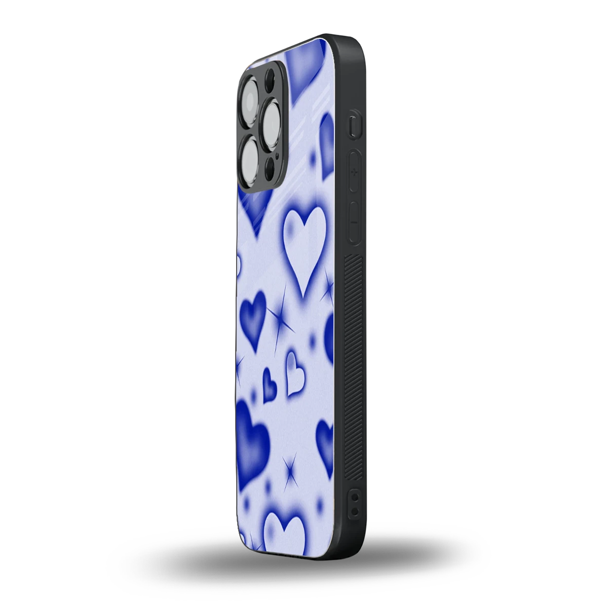 Celestial Hearts iphone 15 pro max mobile cover | shockproof glass phone case