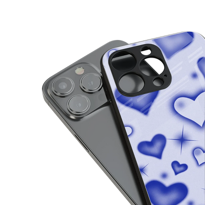 Celestial Hearts stylish phone case for iphone 16 pro | glossy glass and slim fit