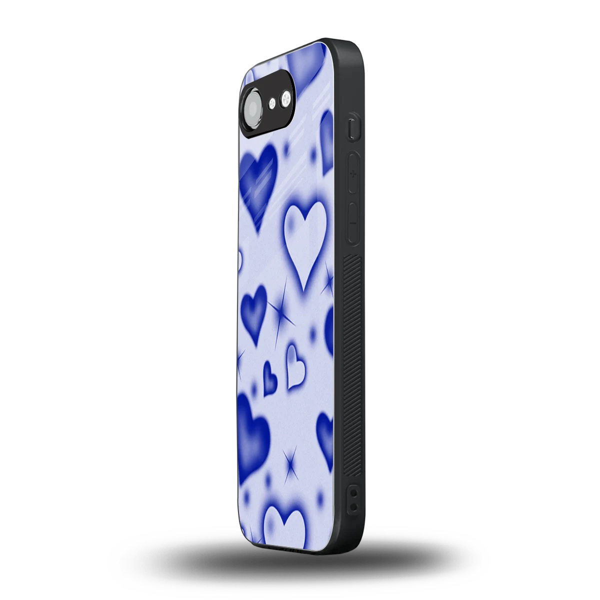 Celestial Hearts iphone 17e mobile cover | shockproof glass phone case