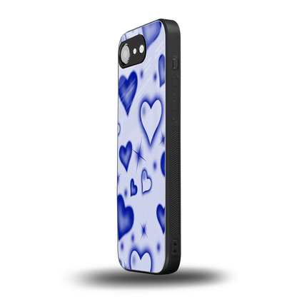 Celestial Hearts iphone 17e mobile cover | shockproof glass phone case