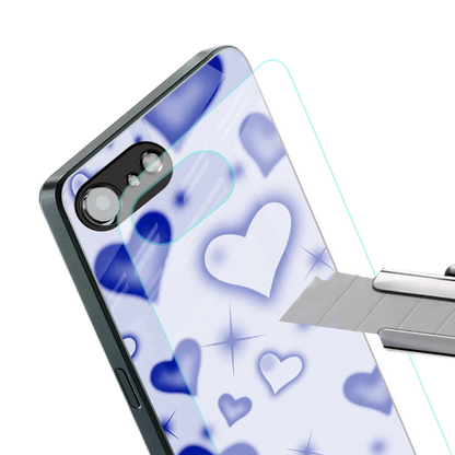 Celestial Hearts stylish phone case for iphone 16e | glossy glass and slim fit