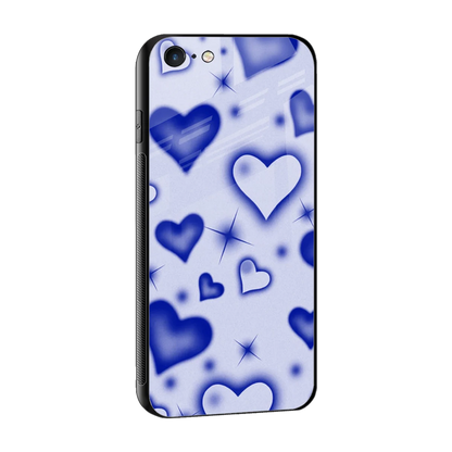 Celestial Hearts sleek iphone 6 cover with tempered glass back and TPU edges