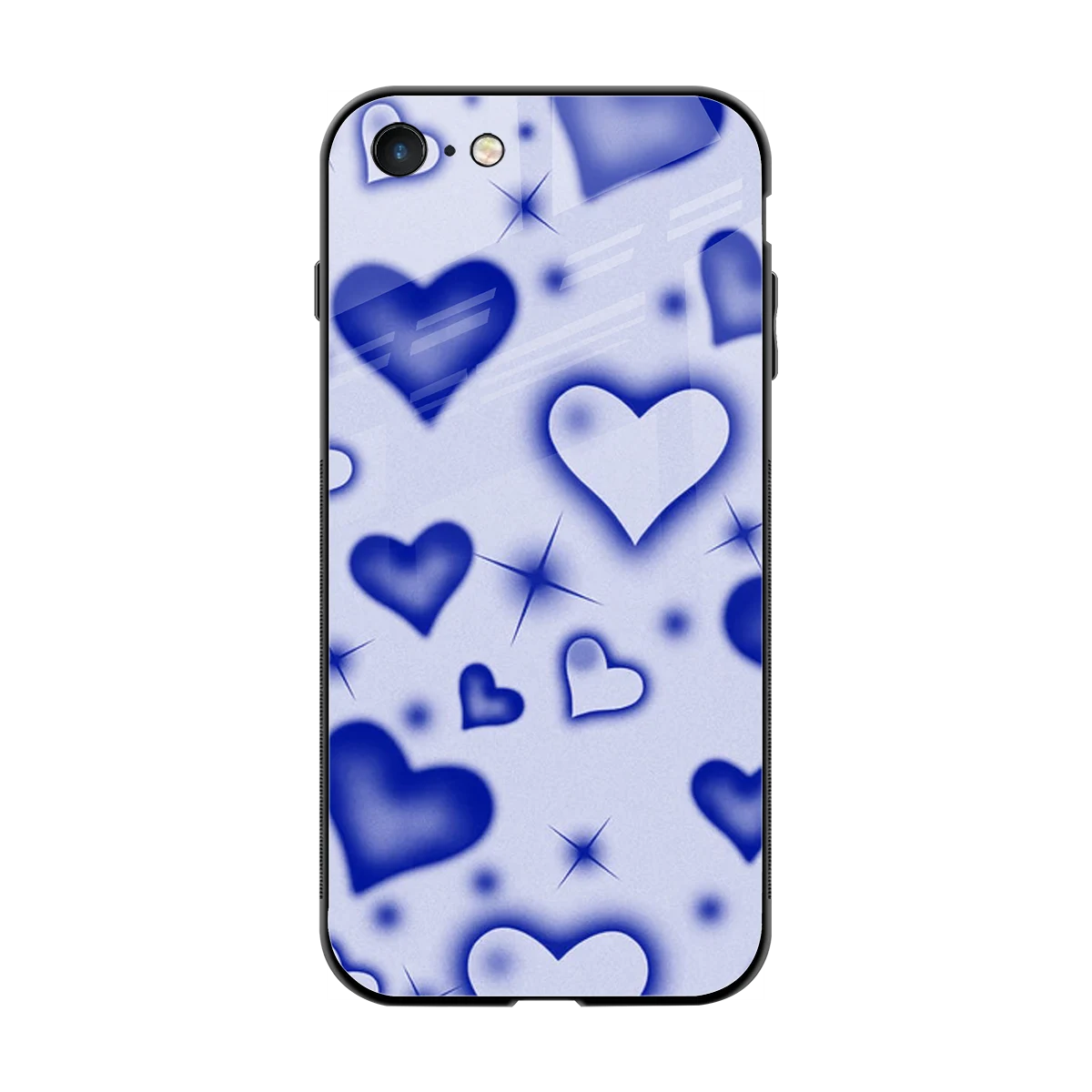 Celestial Hearts back phone cover | glass case for iphone 7