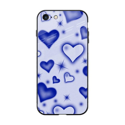 Celestial Hearts back phone cover | glass case for iphone 7