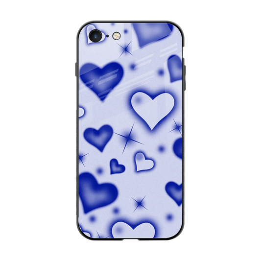 Celestial Hearts back phone cover | glass case for iphone 7