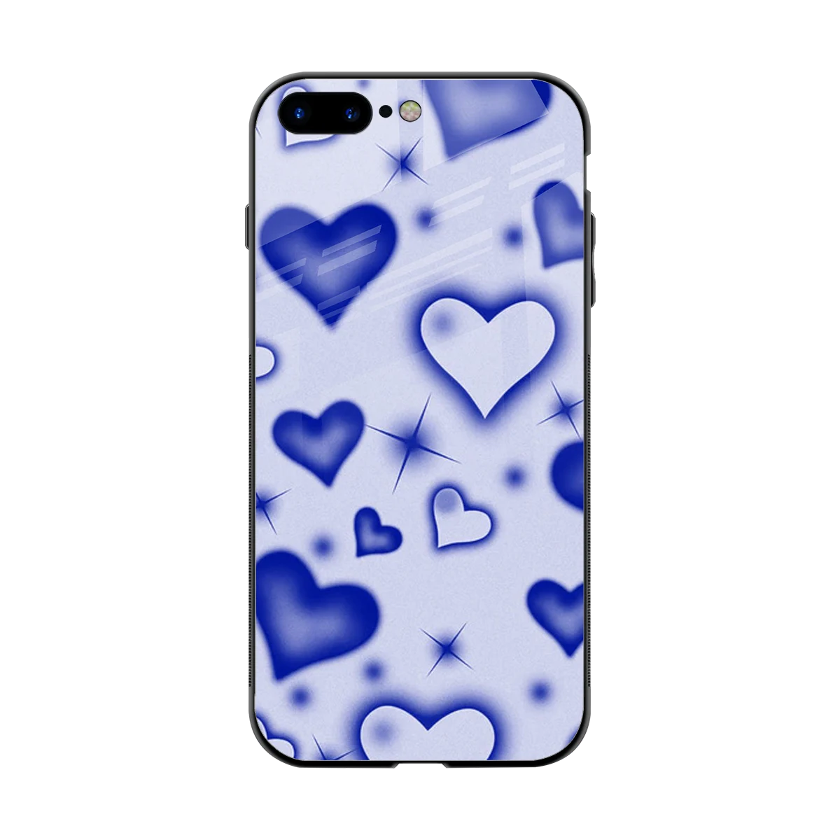 Celestial Hearts back phone cover | glass case for iphone 8 plus