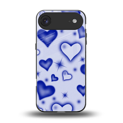 Celestial Hearts back phone cover | glass case for iphone air