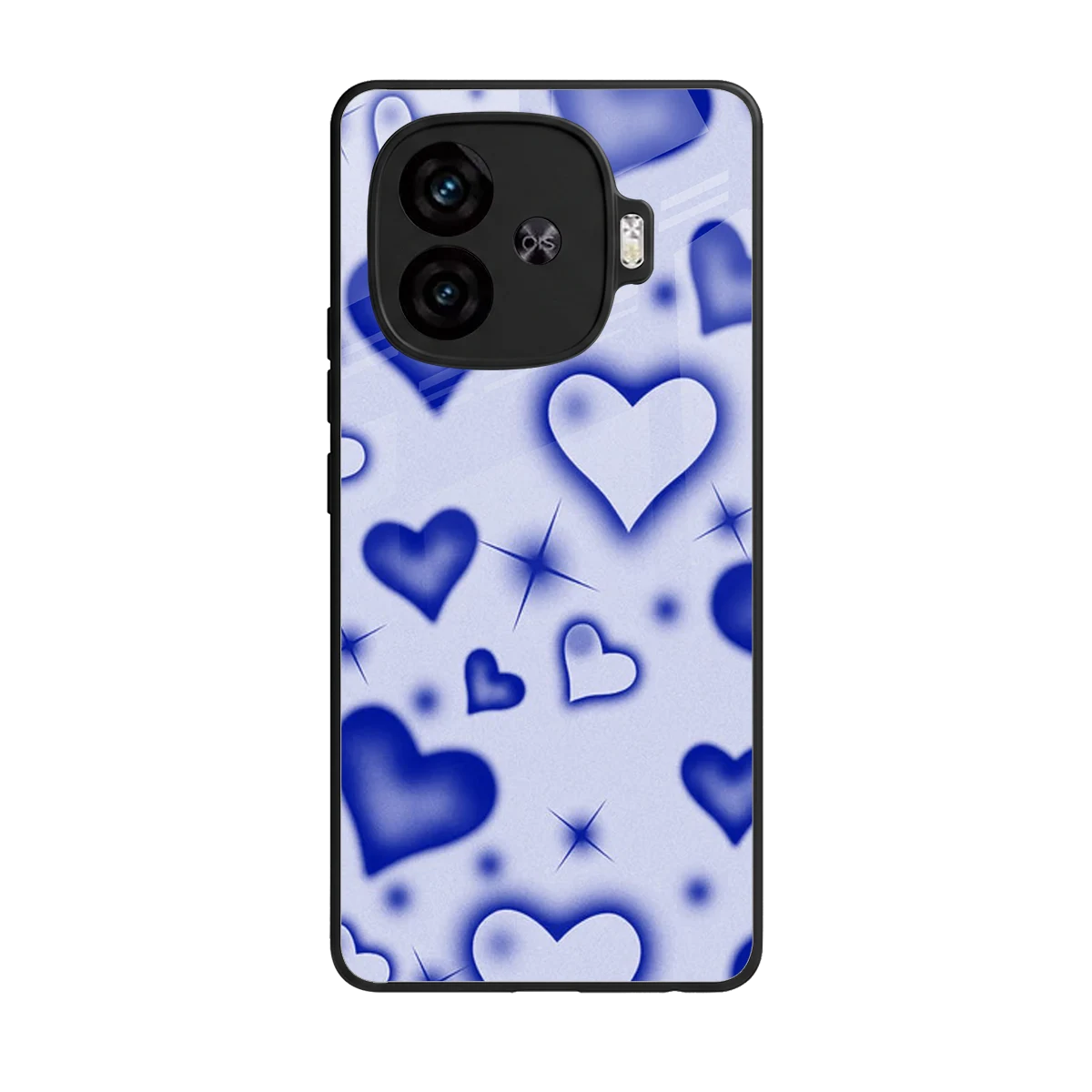 Celestial Hearts back phone cover | glass case for iqoo neo 10r 5g