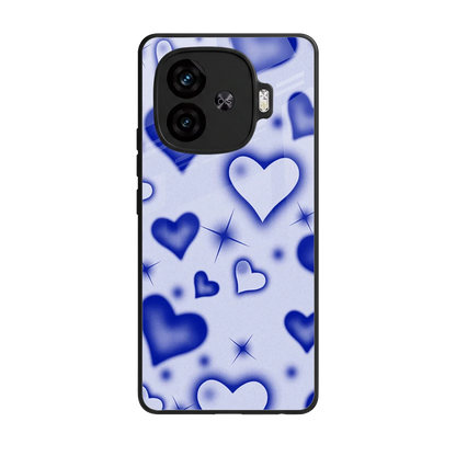 Celestial Hearts back phone cover | glass case for iqoo neo 10r 5g