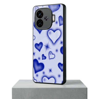 Celestial Hearts iqoo neo 10r 5g mobile cover | shockproof glass phone case