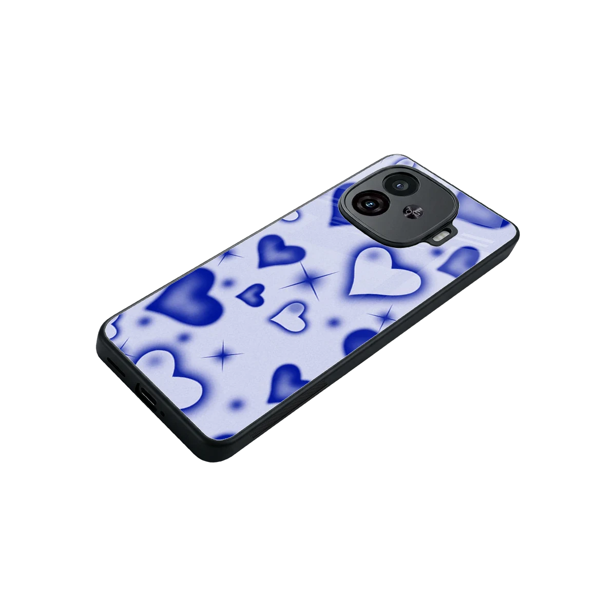Celestial Hearts stylish phone case for iqoo neo 10r 5g | glossy glass and slim fit