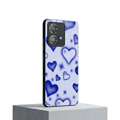Celestial Hearts motorola edge 40 neo 5g mobile cover | shockproof glass phone case