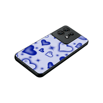 Celestial Hearts stylish phone case for motorola edge 50 pro | glossy glass and slim fit
